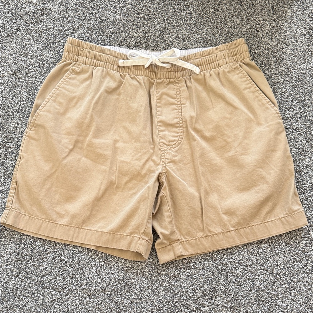 J. Crew Men's Tan Drawstring Shorts